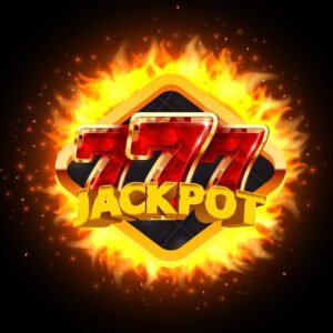 burning slot machine wins wins jackpot fire casino concept hot 777 3482 7719